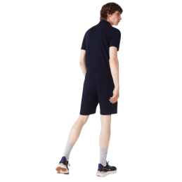 achat Short Lacoste homme CORE SOLID Bleu derrière