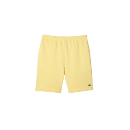 achat Short Lacoste homme CORE SOLID Jaune face