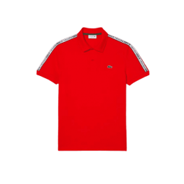 achat Polo Lacoste Homme CORE GRAPHICS Rouge face