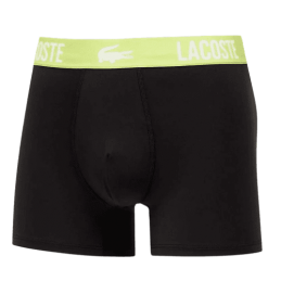 achat BOXER Lacoste Homme COURT Noir face