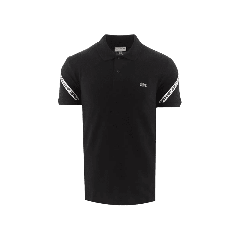 Polo Lacoste Homme BORD-COTES MC Noir