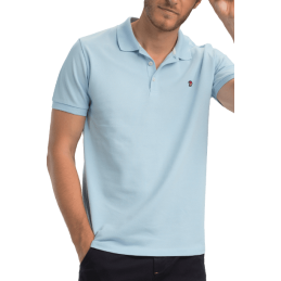 Achat Polo Benson and cherry homme GESBIO bleu ciel face