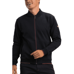 Achat Veste Benson and cherry homme SAUCI bleu marine face