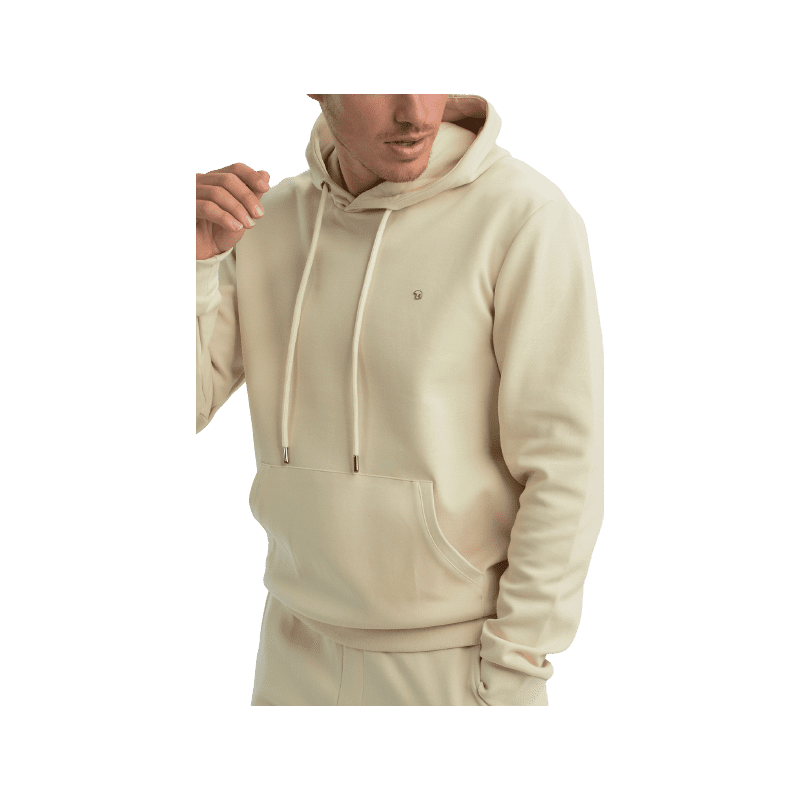 Achat Sweat à capuche Benson and cherry homme STEELE beige face
