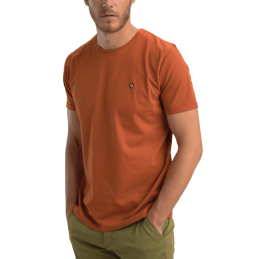 Achat T-shirt Benson and cherry homme TESBIO orange profil devant