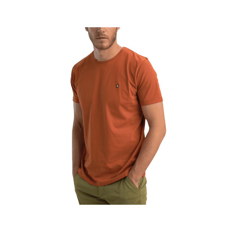 Achat T-shirt Benson and cherry homme TESBIO orange profil devant