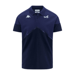 Achat POLO Kappa Homme 2023 ANGAI ALPINE F1 Bleu Marine Bleu Marine face