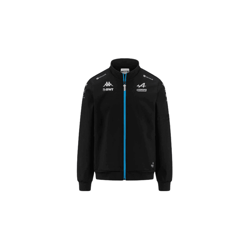 Achat Veste Kappa Homme AMBACY ALPINE F1 Team 2023 Noir face Achat Veste Kappa Homme AMBACY ALPINE F1 Team 2023 Noir face