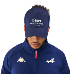 achat CASQUETTE UNISEXE Kappa APOVI BWT ALPINE F1 TEAM 2023 Bleu Face