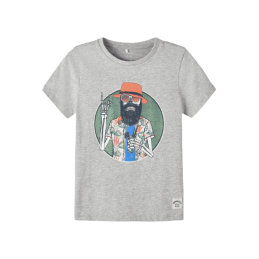 achat T-shirt Name It Garçon BRUNO Gris face