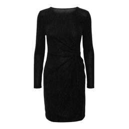 achat ROBE COURTE Vero Moda Femme VMKANZ LS ABK KNOT DRESS JRS Noir face