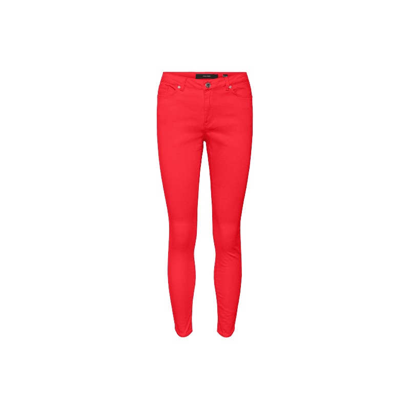 achat Pantalon Vero Moda Femme SVEA Rouge face