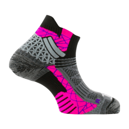 achat Socquettes Thyo Adulte TRAIL AERO noir/rose