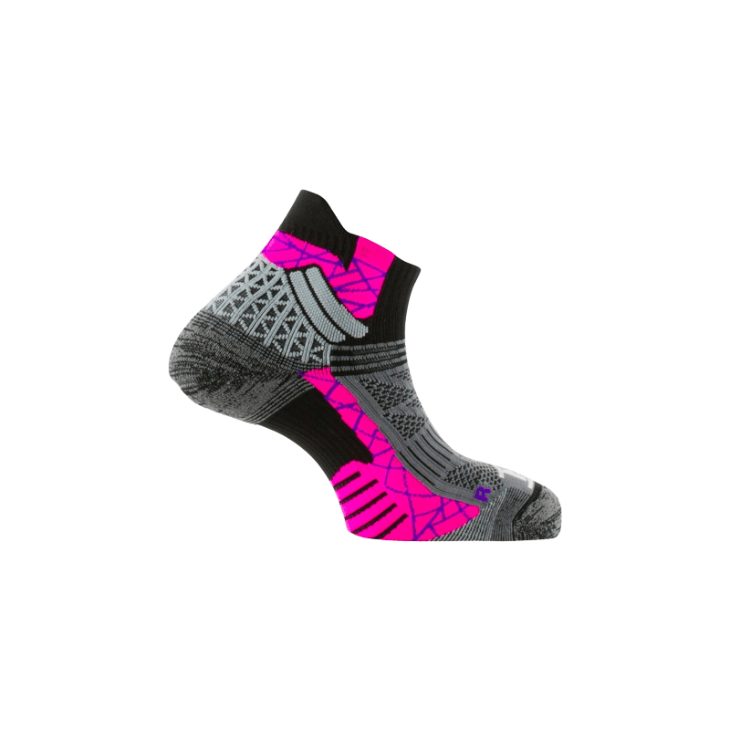 achat Socquettes Thyo Adulte TRAIL AERO noir/rose