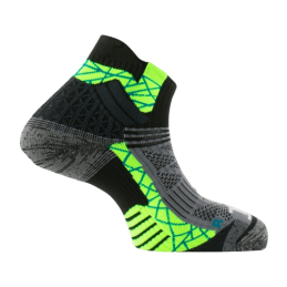 achat Socquettes Thyo Adulte TRAIL AERO noir/vert