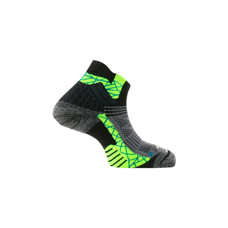 achat Socquettes Thyo Adulte TRAIL AERO noir/vert