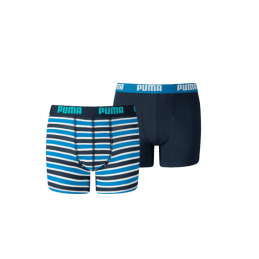 achat lot de 2 BOXERS Puma Homme STRIPE Bleu 2 paires