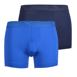 achat LOT DE 2 BOXERS PUMA Homme SPORT MICROFIBER Bleu avant