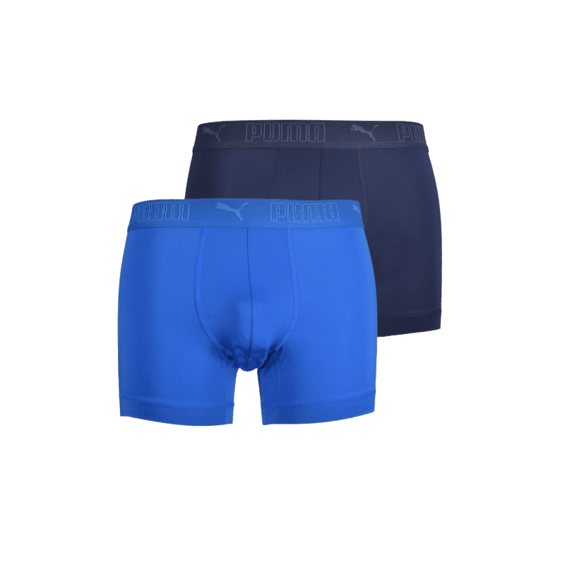 achat LOT DE 2 BOXERS PUMA Homme SPORT MICROFIBER Bleu avant