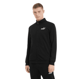 achat Sweat zippé Puma Homme ESSENTIAL LOGO Noir face porté