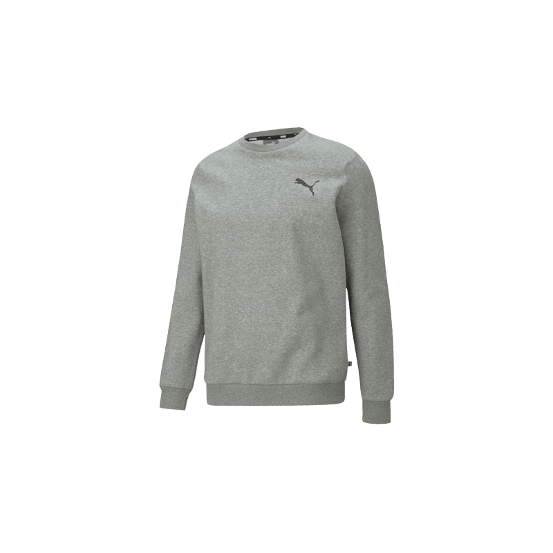 achat Sweat Puma homme ESSENTIAL LOGO CREW Gris