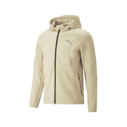 achat Sweat zippé Puma homme EVOSTRIPE beige face