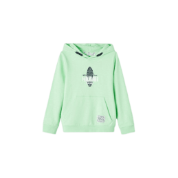 achat Sweat à capuche Name It Garçon DAGOR LS W HOOD UNB Vert profil avant