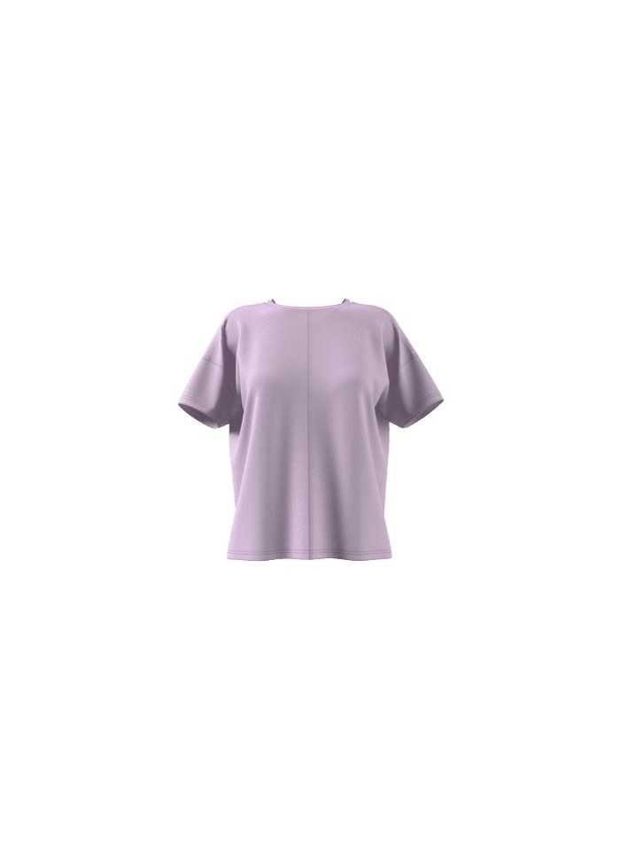 achat T-shirt de Yoga Adidas Femme YOGA STUDIO violet face