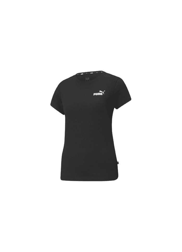 achat T-shirt Puma Femme ESS LOGO TEE Noir profil avant