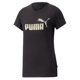 achat T-shirt Puma Femme ESS+ MONARCH TEE Noir profil avant