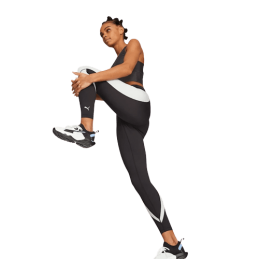 achat Legging fitness Puma femme FIT HW SCULPT78TIGHT Noir profil gauche porté