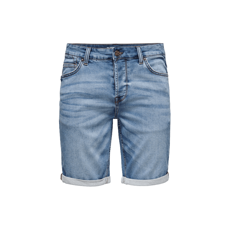 achat Short Only&Sons Homme PLY JOG PK 8584 NOOS Bleu profil avant