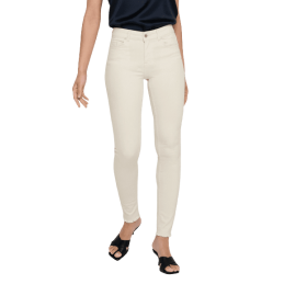 achat Jean Only Femme BLUSH MID SK AK RW DNM DOT019 NOOS Beige profil avant porté