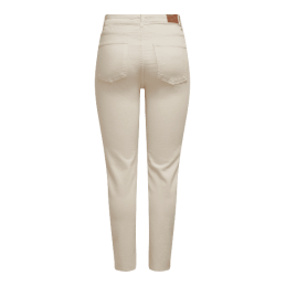 achat Jean Only Femme EMILY HW ST RAW CRPANK DNM COL NOOS Beige profil arrière