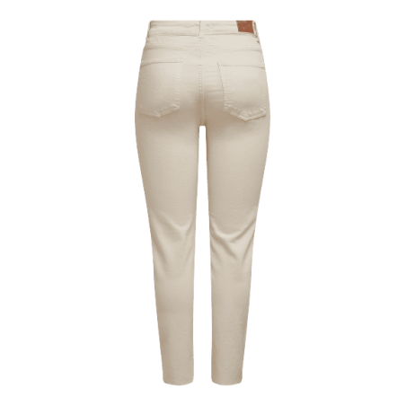 achat Jean Only Femme EMILY HW ST RAW CRPANK DNM COL NOOS Beige profil arrière