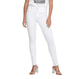 achat Jean Only Femme BLUSH MID SK RAW ANK DNM REA0730 NOOS blanc profil avant porté