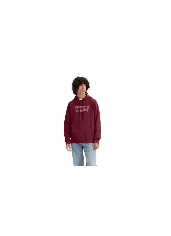 achat SWEAT A CAPUCHE LEVIS HOMME STANDARD GRAPHIC Rouge profil avant