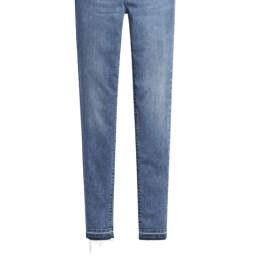 achat Jean Taille haute Levi's Femme 720 HIRISE SUPER SKINNY Bleu ourlet