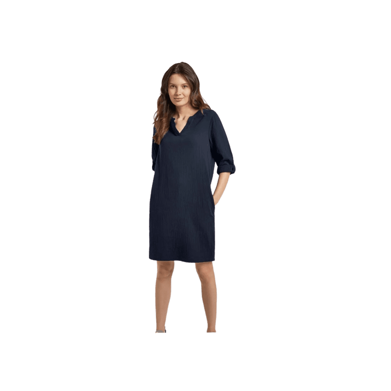 achat Robe CECIL FEMME SOLID STRUCTURE DRESS BLEU MARINE profil avant