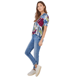 achat CHEMISIER CECIL FEMME TOS PRINTED SPLIT profil gauche