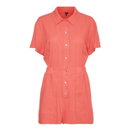 achat Combishort Vero Moda MYMILO SS PLAYSUIT Rose face