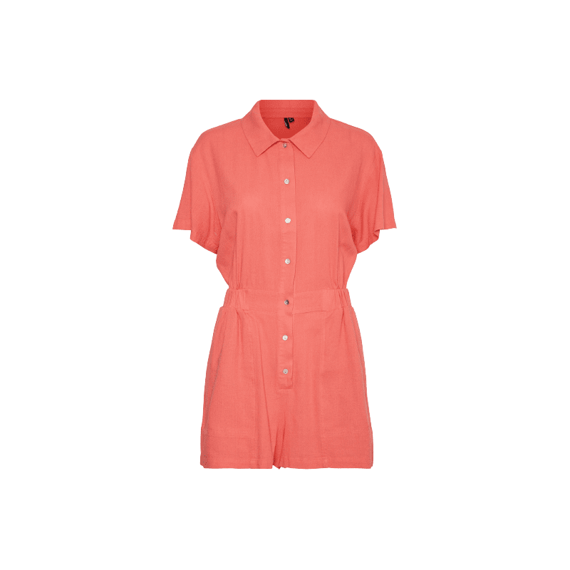 achat Combishort Vero Moda MYMILO SS PLAYSUIT Rose face