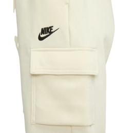 achat Pantalon cargo Nike femme NSW CLUB FLEECE crème poche