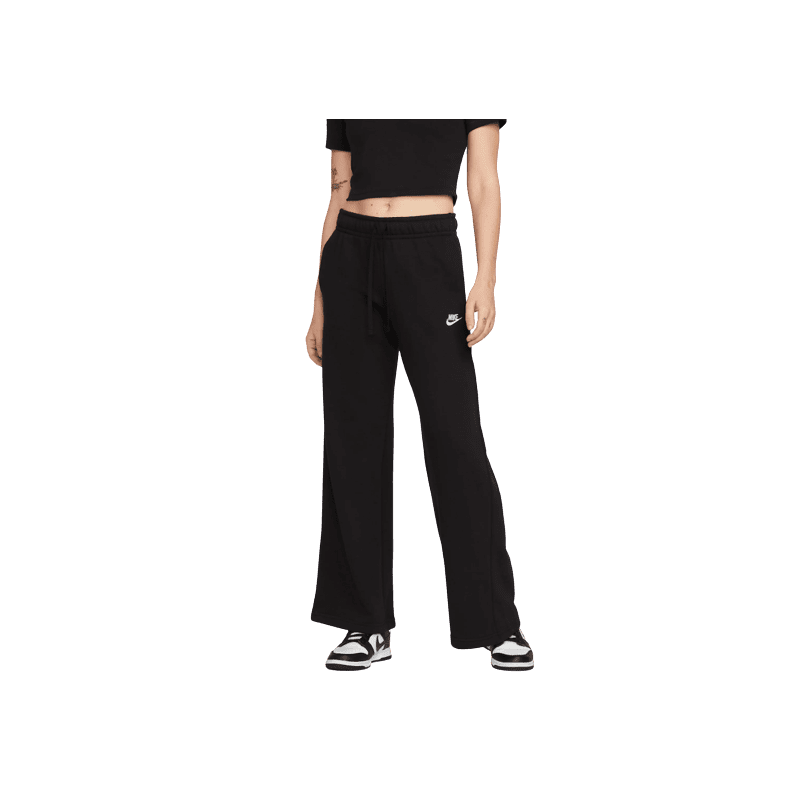 Pantalon Survêtement Nike Femme CLUB FLEECE WIDE Noir
