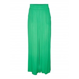 Pantalon Femme Vero Moda VMMENNY HW WIDE PANTS WVN Vert face avant