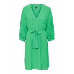 achat Robe courte Femme Vero Moda VMPYE 3/4 ABK DRESS WVN BTQ GA Vert avant