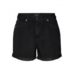 achat Short Femme Vero Moda VMZURI HR LOOSE SHORTS MIX NOOS Noir avant