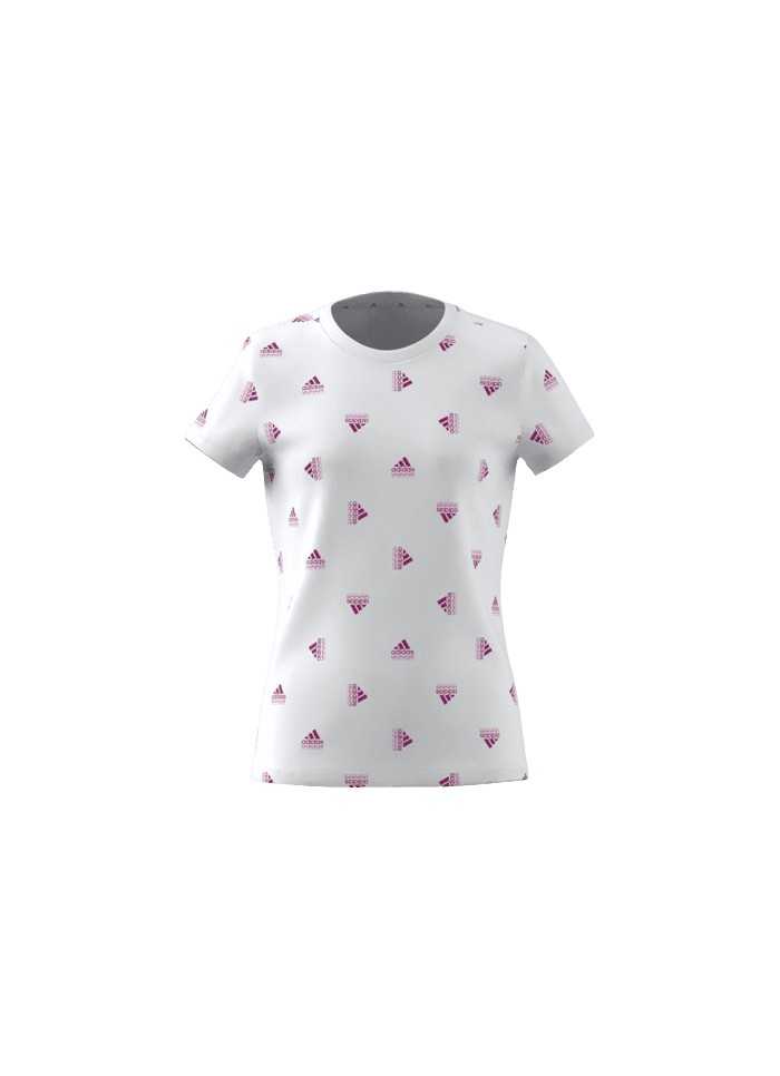 achat T-shirt Adidas fille G BLUV T blanc face