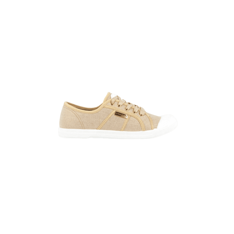 achat Tennis Les Tropéziennes femme CLORUNI beige profil droit