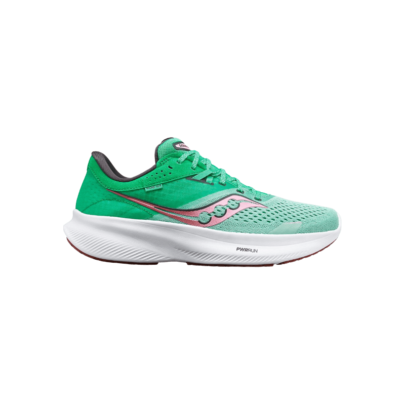 achat Chaussure de running Saucony femme RIDE 16 vert profil droit